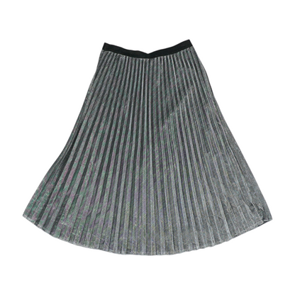 Silver Midi Skirt
