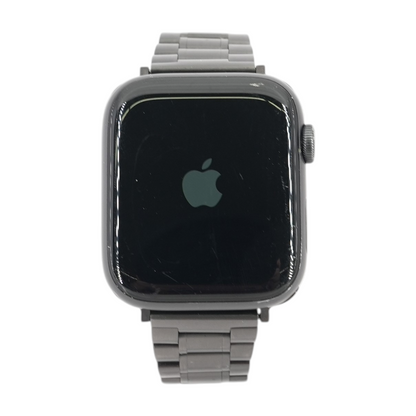 44mm Series 6 Space Gray Smartwatch Black Band M/L