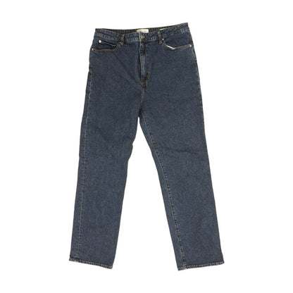 Blue High Rise Regular Jeans