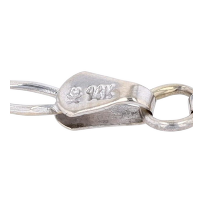 14K White Gold Chain Bracelet