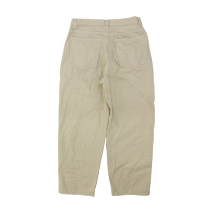 Cream Straight Jeans