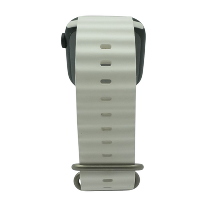45mm Series 7 Green Smartwatch White Band Small