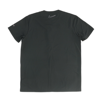 Black Plus Size Striped Active T-Shirt