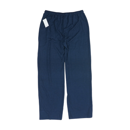 Navy Geometric Pajama Bottom