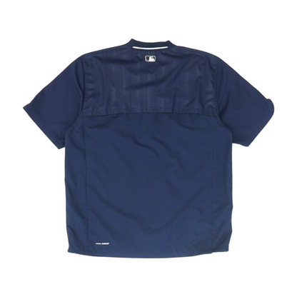 Navy Detroit Tigers Solid 1/4 Zip Pullover