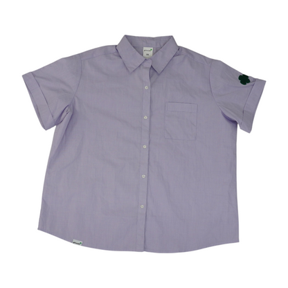 Lavender Short Sleeve Button Down