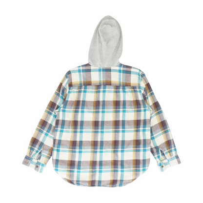 Multi Plaid Flannel Button Down