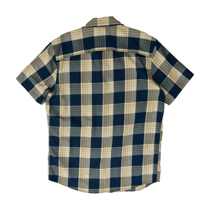 Blue Plaid Outdoor Button Down