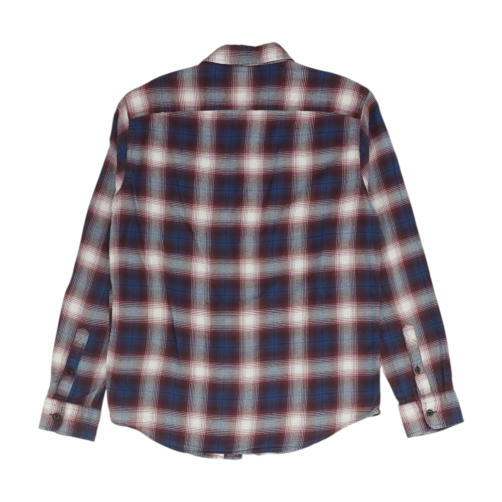 American Eagle Multi Plaid Flannel Button Down – Image 2