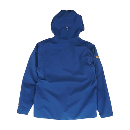 Navy Solid Rain Jacket