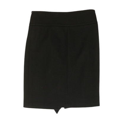Black Solid Mini Skirt