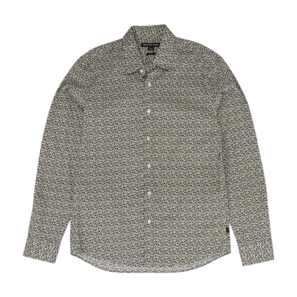 Multi Floral Long Sleeve Button Down