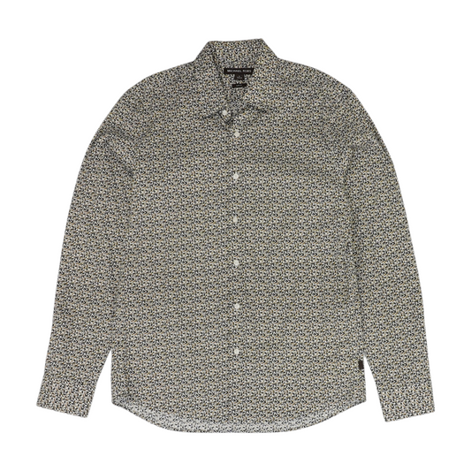 Multi Floral Long Sleeve Button Down