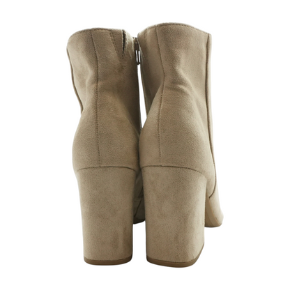 Beige Ankle Boots