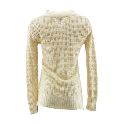 Tan Solid Cardigan Sweater
