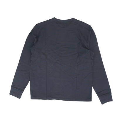 Navy Solid Sweatshirt Pullover