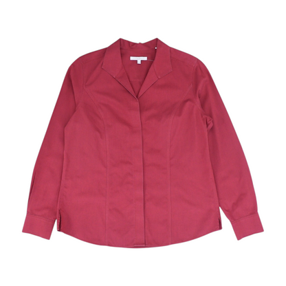 Red Button Down