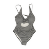 Salt + Cove Black Check One-Piece – Image 1