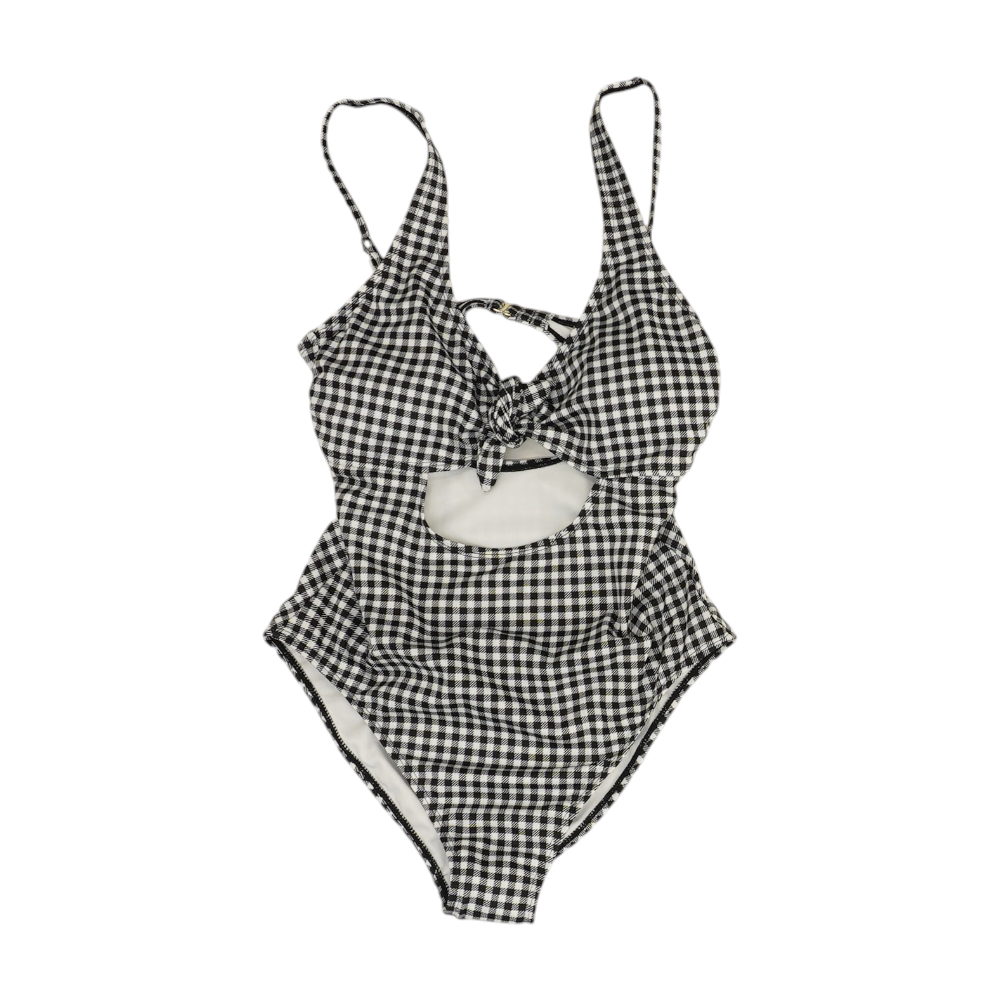 Salt + Cove Black Check One-Piece – Image 1