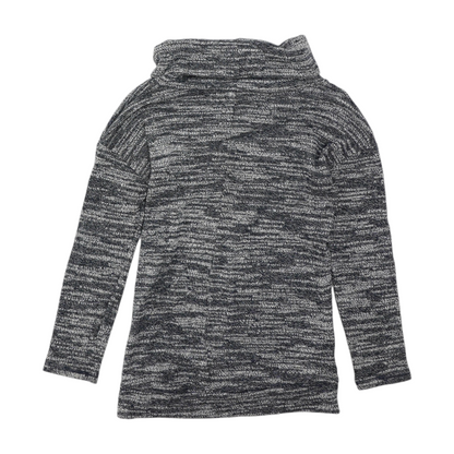 Blue Abstract Pullover Sweater