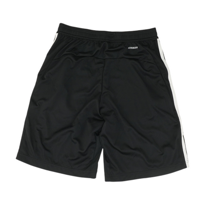 Black Solid Active Shorts