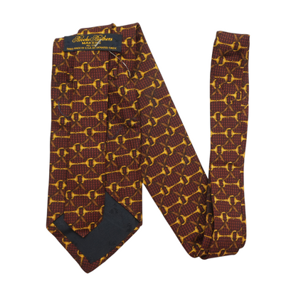 Red Print Neck Tie