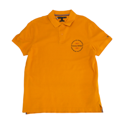 Mustard Solid Short Sleeve Polo