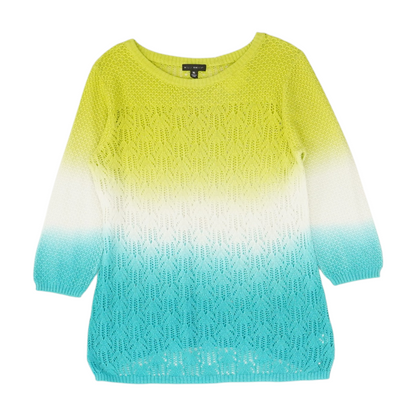Multi Color Block Pullover Sweater