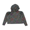 Green Paisley Hoodie Pullover