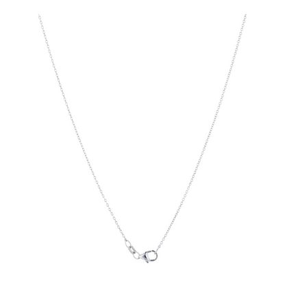 1/5 ctw Sterling Silver Sapphire Pendant Necklace