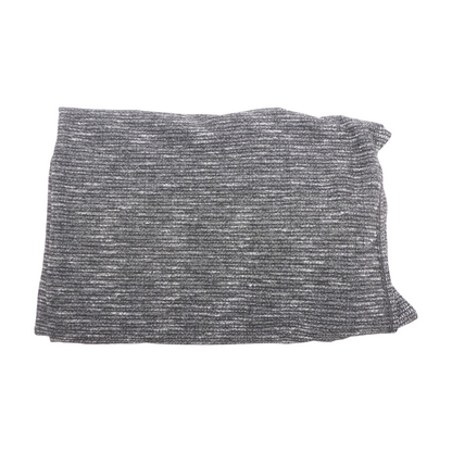 Gray Striped Scarf
