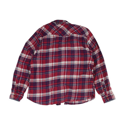 Red Plaid Flannel Button Down