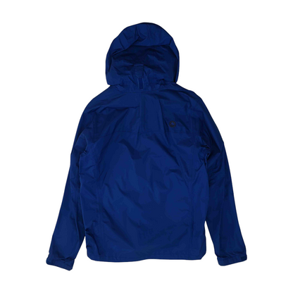 Blue Solid Rain Jacket