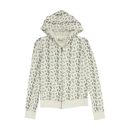 Beige Print Active Jacket