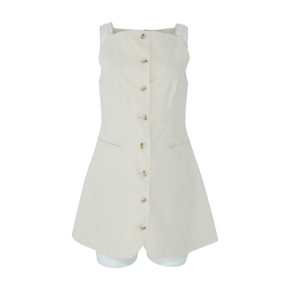 Beige Mini Dress