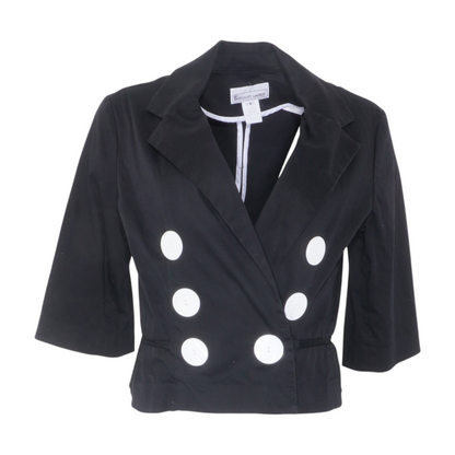 Black Solid Blazer
