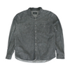 Black Solid Long Sleeve Button Down
