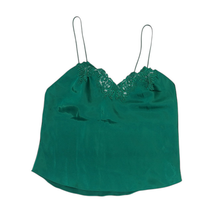 Vintage Green Solid Pajama Top
