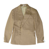 Brown Solid Suit Jacket