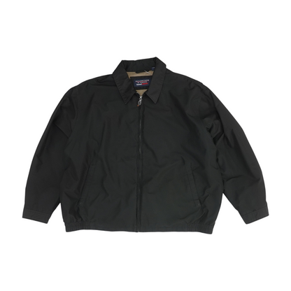 Black Big & Tall Solid Jacket
