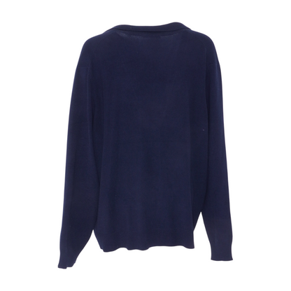 Navy Plus Cardigan Sweater