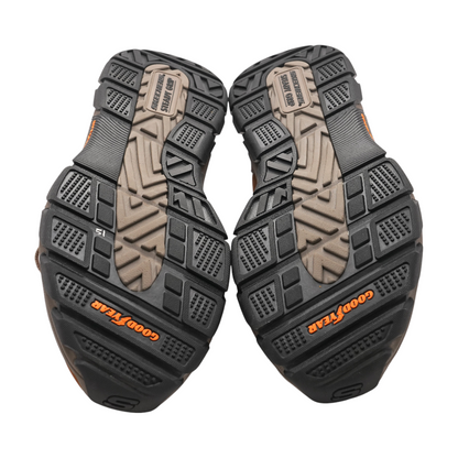 Brown Mid-Top Athletic Shoes