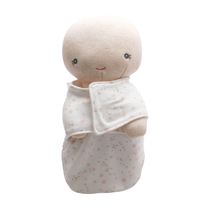 Swaddled Baby Plush Doll