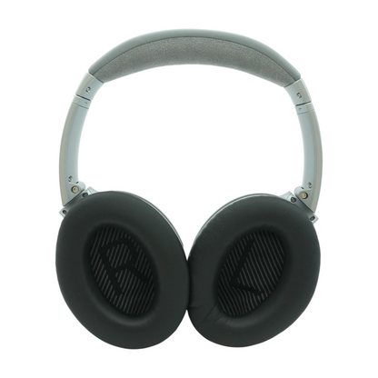 Silver QuietComfort 35 Noise Cancelling Headphones With Black Earpads