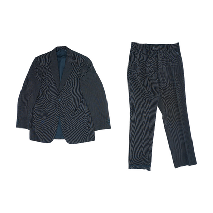 Black Striped Suit