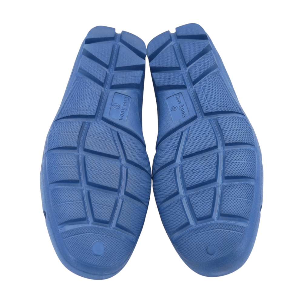 Blue Slip-On Dress Shoes