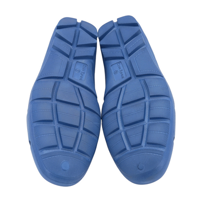 Blue Slip-On Dress Shoes