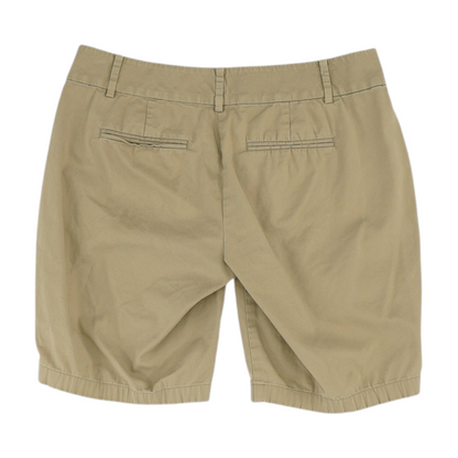 Khaki Petite Solid Chino Shorts