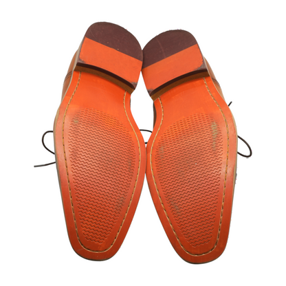 Brown Lace-Up Dress Shoes