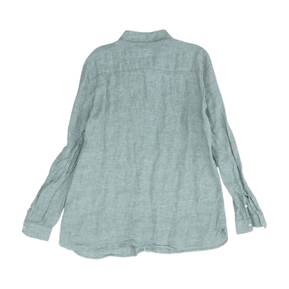 Green Button Down